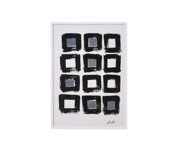 2-Squares (2022) – 1_2- Encre sur papier cartonné – 100 x 70 cm – 2000 euros
